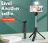Generic 360 Extendable Selfie Stick Tripod with Built-in Fill Light, Wireless, Rotation, for Hiking, Travel and Outdoor