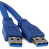 JSER Dual Port USB 3.0 A Male to 20 Pin Male Motherboard Extension Cable Adapter, 5Gbps