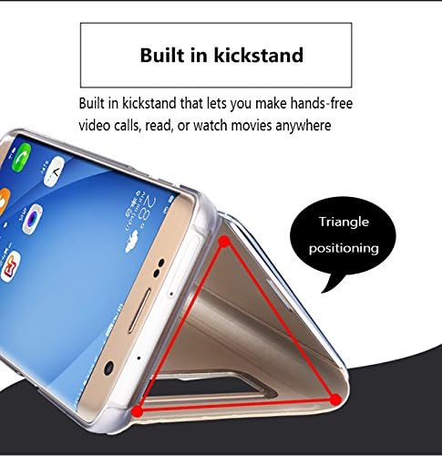 MagiDeal Galaxy Note 8 Case, Smart Clear View Window Flip Folio Case Cover, Ultra Slim Black