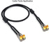 Cable Pants, Speaker Wire Pants Jacket Y Boot ( 9MM-2x 3.5MM 8PACK Black) for DIY Speaker Cables