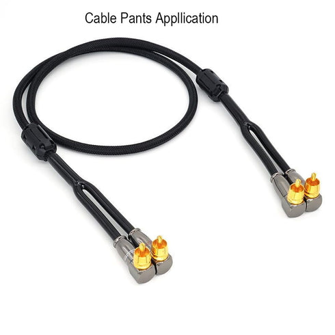 Cable Pants, Speaker Wire Pants 10MM 2 Conductor ( 10MM-2x 3.9.0MM, 8-Pack) for DIY Speaker Cables