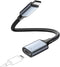 USB Type C to Lightning Audio Adapter Cable, HiFi Audio Female Headphones Converter for iPhone 15, iPad Pro/Air, Galaxy