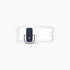 Geiomoo (3), TPU Case for Nothing Ear Soft Flexible Scratch Resistant Protective Cover with Carabiner (Clear)