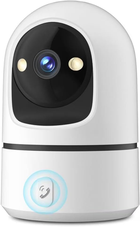 Apone 2.4Ghz WiFi Security Camera Indoor, Baby Monitor Pet Camera 360 for Home