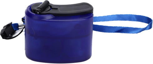 Hand Crank Charger, Emergency Supplies, Compact DC 5.5V 600mA Hand Crank USB Phone Charger, Blue