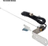 HYS TCJ-N1 3/8" to 3/4" Hole Mount with NMO Bracket and 13' RG-58 Coax Cable for VHF/UHF/CB Radio