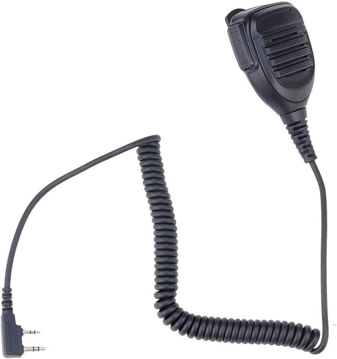 Waterproof Speaker Mic Shoulder Microphone for Baofeng Kenwood BTECH Retevis TYT Walkie Talkie Radio