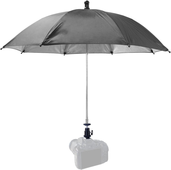 SnowTing Camera Hot Shoe Umbrella, 360 Swivel DSLR Camera Sunshade & Rain Cover