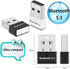 USB Bluetooth 5.3 Adapter for PC, Plug & Play for Windows 11/10/8.1/7, Mini Bluetooth Dongle Receiver & Transmitter