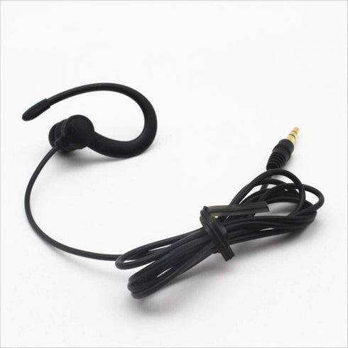 Single Side Earbud Headphones, Stereo In-Ear Earphones with Removable Hook for PC, Smartphones, MP3, MP4 Players