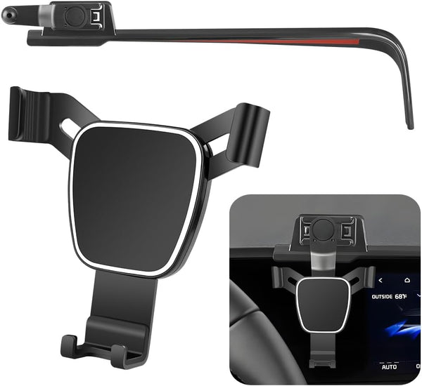 LUNQIN Car Phone Holder for Kia Seltos 2024 2025 2026 Auto Accessories Navigation
