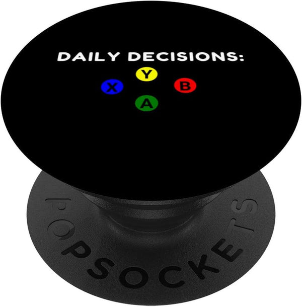 PopSockets Swappable PopGrip: Funny Gamer Control Graphic Phrase Video Game