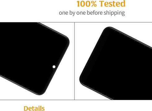Original A03S US Version LCD Display + Black Frame for Samsung Galaxy A03s A037T A037U A037U1 6.5“ Replacement Touch