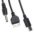 1 Piece 10 in 1 Universal USB Cable, Multiple Charging Cable for Cell Phones, Earphone Speaker Adapter, 20CM