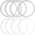 IOUALEY 8 Pack Universal Metal Rings Sticker Compatible for Magsafe Magnetic Wireless Charger