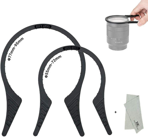 2 Packs Camera Lens Filter Wrench Kit, CPL UV ND Filter Removal Wrench Tool Set, Fit 55mm-95mm Lens Thread for Canon