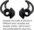 Silicone Earbud Replacement Tips Compatible with Bose StayHear Max Tips Kit, 3 Pairs L Size
