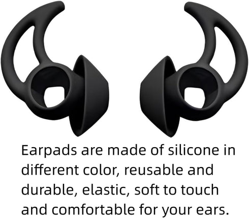 Replacement Silicone Earbud Tips Compatible with Bose StayHear Max Tips Kit, Compatible with QuietComfort I - S/M/L