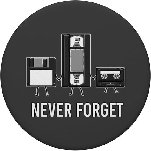 PopSockets Never Forget Retro 80s 90s Vintage Video Game Gaming Gift Swappable PopGrip