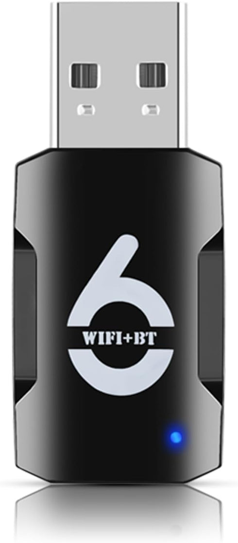 USB WiFi Adapter - 2-in-1 WiFi Bluetooth Adapter 900Mbps Dual Band for PC/Laptop/Desktop, Driver Free Mini Adapter