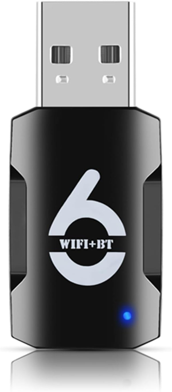 USB WiFi Adapter - 2-in-1 WiFi Bluetooth Adapter 900Mbps Dual Band for PC/Laptop/Desktop, Driver Free Mini Adapter