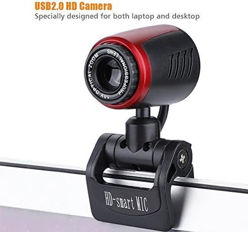 Zerone 640 480 360 60 USB Webcam, x USB Camera Live Streaming with Built-in Microphone Rotation and Vertical