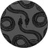 Slithering Black Snakes Drawing PopSockets Standard PopGrip