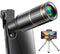 PUSOKEI Universal Phone Camera Lens Kit, 22X Telephoto 198 Fisheye 0.63X Wide 15x