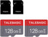 talebasic 2 Pack 128GB Memory Card Class 10 Flash Card Fast Speed TF