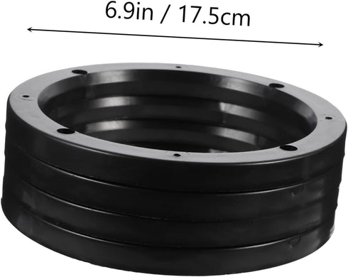 GLEAVI 2 Pairs Plastic Horn Gasket Speaker Spacers, Auto Speaker Adapter Ring Washers for Vehicles