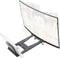 WOONEKY Portable Phone Screen Magnifier Cell Phone Bracket Curved Tv Stand Holder