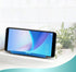 Adjustable Foldable Cell Phone Stand for Desk, Compatible with Most Devices, Lightweight (Blue)