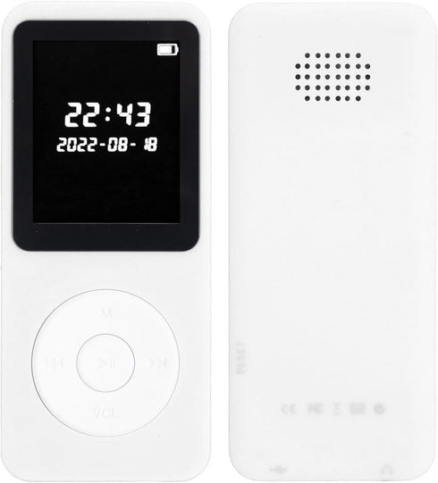 Zopsc MP3 1.77in 5.0 MP3 Player, LCD Screen Portable Music Player Built in Speaker, Bluetooth HiFi Player with FM Radio