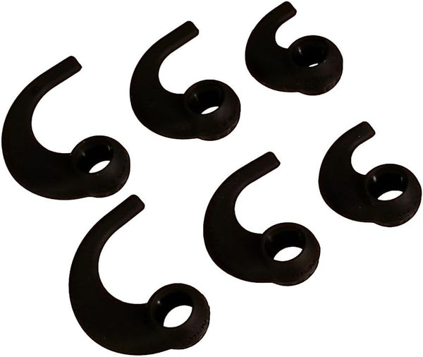 BudLoks Black Sport Grips for In-Ear & Ear Canal Earbuds - Enhance Your Listening Experience!