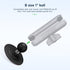 FANAUE Flex Adhesive Ball Base Compatible with RAM Mounts B Size Double Socket Arm, 1" Ball Head Adapter for Motorcycle Phone Mount Bike Phone Holder, Suction Cup Base for Mounting on Car Dashboards.