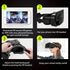 VR Headset for iPhone or Android Phone, Virtual Reality 3D Glasses Helmets, Compatible with 4.7-7.2 inch Mobile Devices