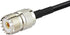 Bingfu Ham Radio Antenna Adapter, SMA Female to UHF SO239 Female RG58 Coaxial Jumper Cable 1m 3 Feet (2-Pack) for