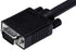 3ft HD15 SF Cable, SVGA M/F Monitor Extension Cable with Ferrite Bead Black