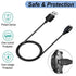 Charger for Garmin Fenix 7 7X 7S, Fenix 6 6X 6S Pro, Fenix 5 5X 5S, Replacement USB Charging Cable with Yellow Dust