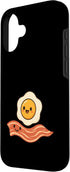 Egg Bacon Cute Breakfast 16 Bacon Eggs Cute Carpet Funny Breakfast Case for iPhone