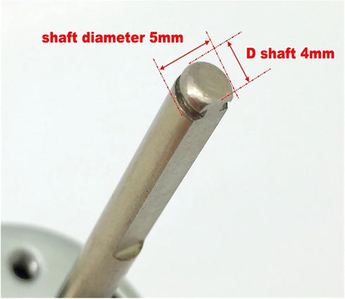 FHVQRCUNS 42mm RS-775 12V-24V 7750RPM 48mm Carbon Brush Electronic Starter DC Large Torque D-Shaft Long Shaft DIY Tool