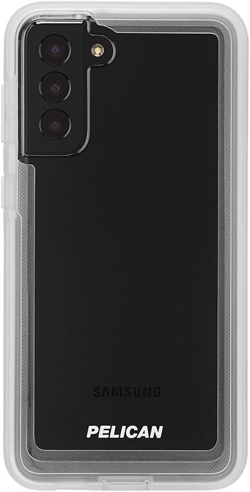 Pelican Voyager Series Case for Samsung Galaxy S21 Plus 5G, Rugged Phone Cover with Belt Clip Holster, 18FT MIL-Grade