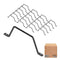ICC 5" Plastic Cable Distribution D Ring, 25-Pack Non-Conductive Wall Cable Organizer, Cable