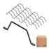 ICC 5" Plastic Cable Distribution D Ring, 25-Pack Non-Conductive Wall Cable Organizer, Cable