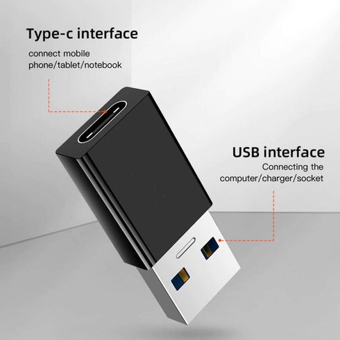 USB-C Female to USB 3.0 Male Adapter, Type C to USB 3 Converter
