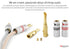 Nakamichi Excel Series 24k Gold Plated BFA Banana Plug for Speakers Amplifier Hi-Fi AV Stereo Home Theatre Audio Wire