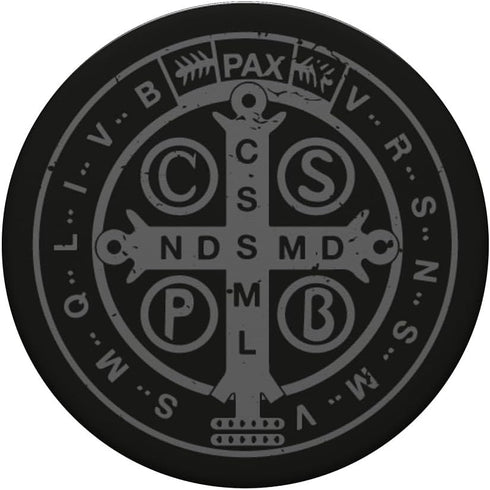 Religious Catholic St. Benedict Medal, Christian PopSockets Adhesive PopGrip