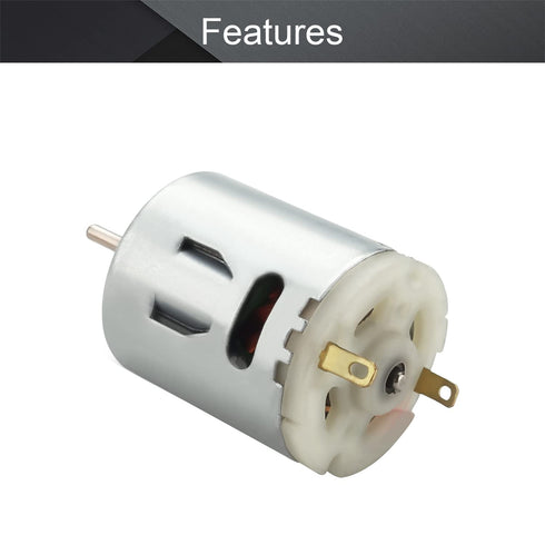 6V-12V 5680-10885RPM 0.38A 1 Fielect DC Motor Micro Motor Mini Motor Electric Motor Round Shaft for RC Boat DIY