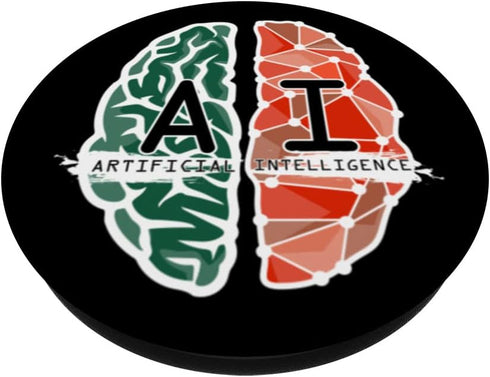 Artificial Intelligence Brain Design AI Robots Robotics PopSockets Swappable PopGrip