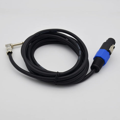 Speakon to 1/4 Speaker Cable, 12 Gauge Heavy Duty Cord with Twist Lock, 2Pack 10 ft